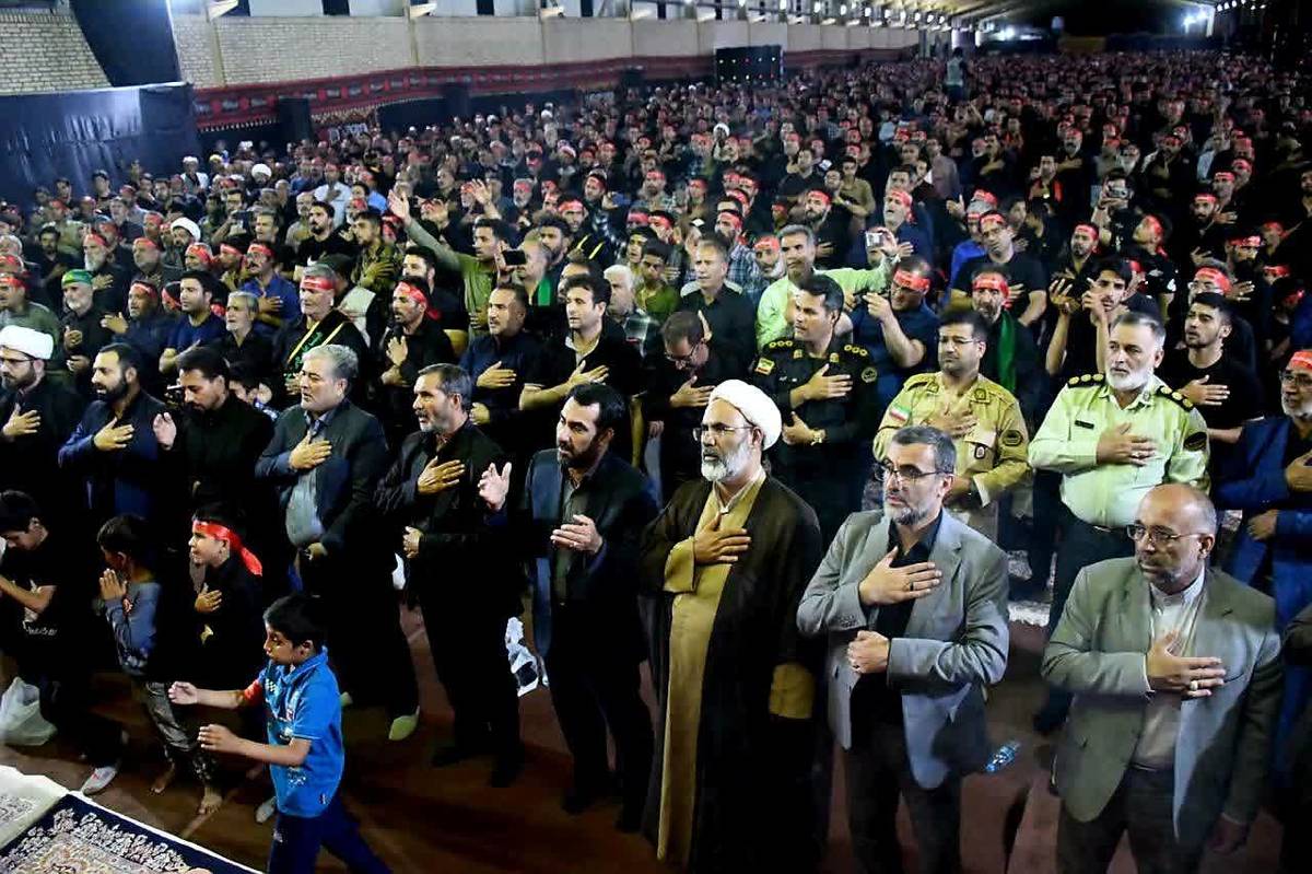 ۲۰ هزار عزادار در منطقه ویژه اقتصادی بیرجند، اشک ماتم ریختند