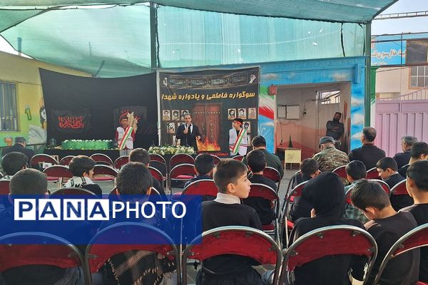 سوگواری معنوی در شیخ جنید(ره)؛ مدرسه غرق در عطر فاطمیه