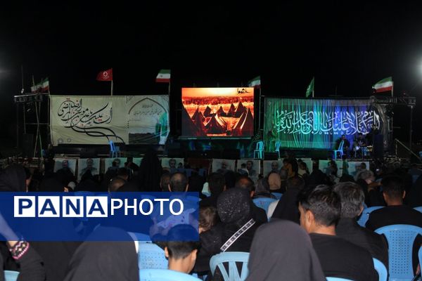 تئاتر دلدادگی در سلسله الذهب نیشابور در شب تاسوعای حسینی 