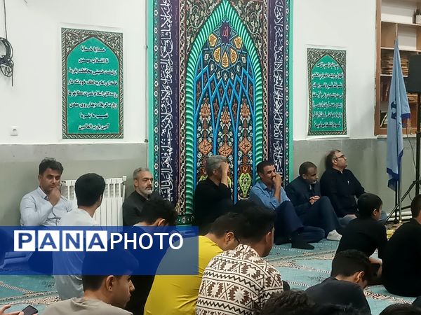 عزاداری دهه اول صفر در دبیرستان شهید بهشتی نیشابور 
