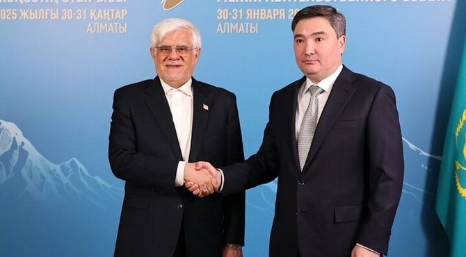 عارف: ارتقای سطح مبادلات اقتصادی و تجاری ایران و قزاقستان ضروری است