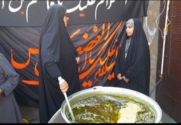 پخت «آش علم» رسم دیرینه بانوان روستای مارکده