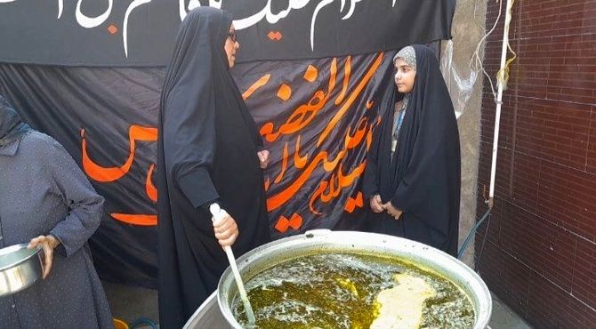 پخت «آش علم» رسم دیرینه بانوان روستای مارکده