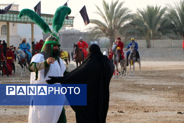 بازآفرینی نوجوان کربلا زیر آسمان لامرد