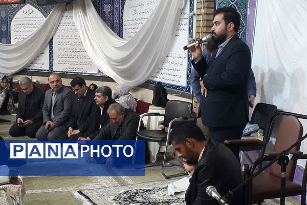 دیدار مسئولان با دانش‌آموزان معتکف ناحیه یک شهرری