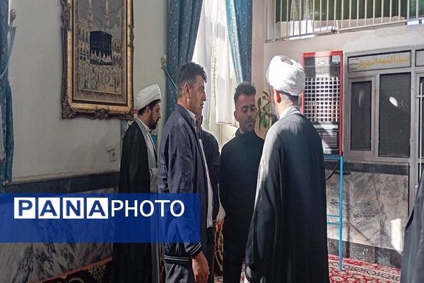 میز خدمت در مسجد جامع شهر بار نیشابور