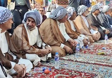 عطر ایثار در کرخه نور پیچید؛ آیین گرامیداشت شهدای عشایر عرب برگزار شد