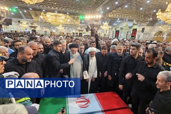 بدرقه یاران انقلاب در حرم حضرت عبدالعظیم (ع) شهرری