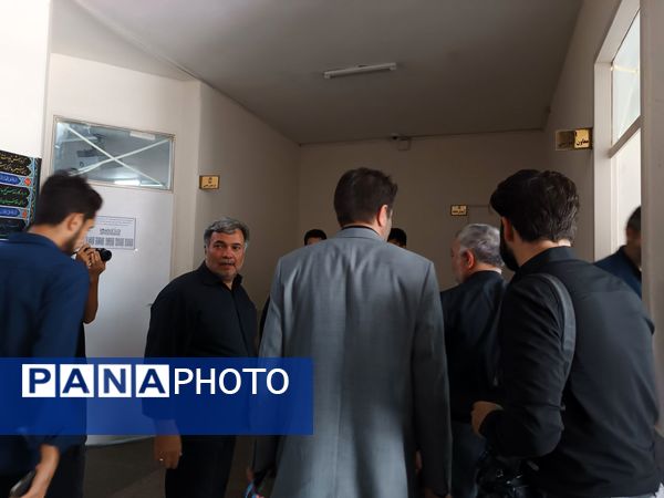 بازدید  رئیس مرکز حراست وزارت آموزش و پرورش از خدمت‌رسانی به زائران در مشهد