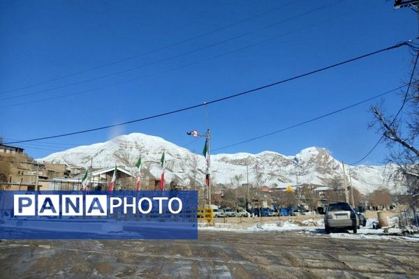 اولین برف زمستانی در بار