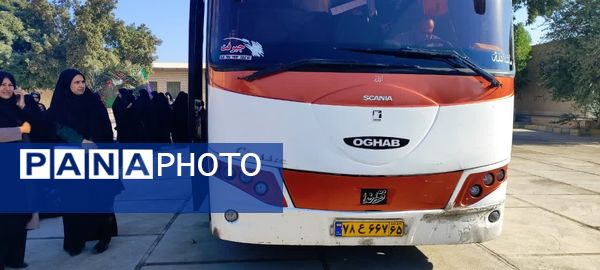 اعزام ۷۶ دانش‌آموز دختر فاریابی به مناطق عملیاتی جنوب کشور