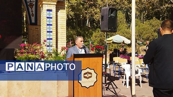 آیین افتتاحیه یادمان شهید دانش آموز اردوگاه باغرود نیشابور