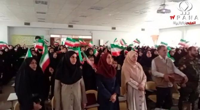 آیین بازگشایی مدارس در دبیرستان دخترانه دوره اول شاهد سمنان