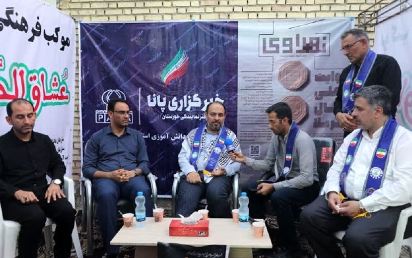 حضور معاون وزیر آموزش‌وپرورش در موکب  اربعینی انصار الحسین فرهنگیان و دانش آموزان حمیدیه