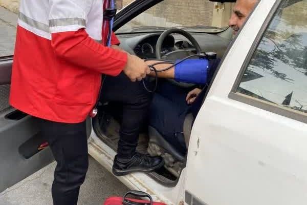 خدمات تیم‌های «سحاب» جمعیت هلال احمر شهرستان همدان در ایام محرم‌الحرام