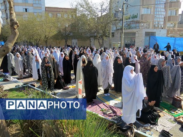 اقامه نماز عید فطر در شهرستان بجنورد 
