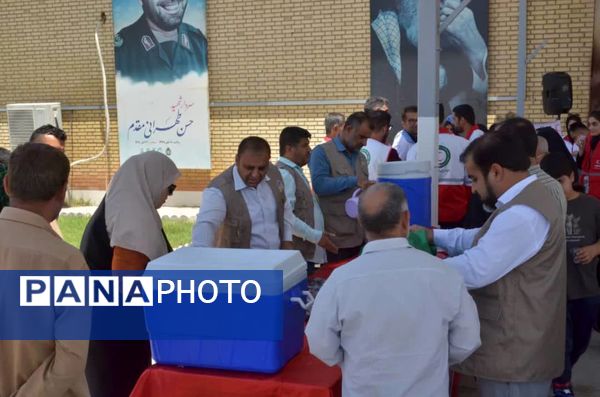 برگزاری نماز جمعه شهرستان گچساران به مناسبت هفته هلال احمر