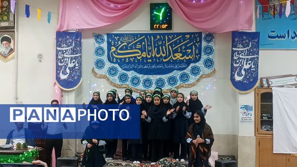 مراسم ولادت امام علی (ع)و سالگرد شهادت حاج قاسم سلیمانی در مسجد چهارده معصوم الغدیر