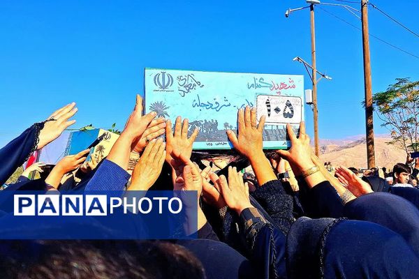 استقبال باشکوه از پیکر۶ شهید گمنام در شهرستان باشت