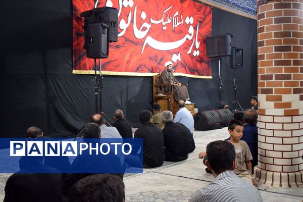 مراسم شهادت حضرت رقیه (س) در مسجد قائم (عج) شهرستان بیجار
