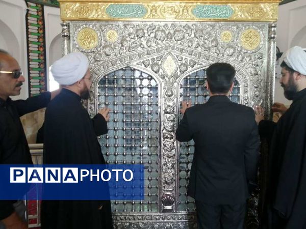 امامزاده سین حسن روستای میرآباد، میزبان مسئولان شهرستان خلیل‌آباد