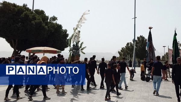 عزاداری عاشورای حسینی در امامزاده شاهرضا(ع) شهرضا با حضور هیات مذهبی