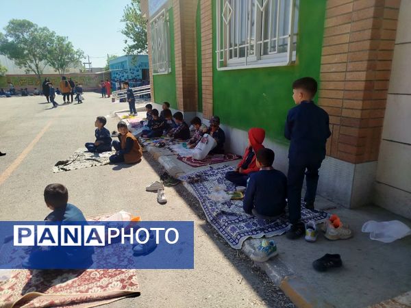 صبحانه سلامت در مدرسه پسرانه مبین شیروان