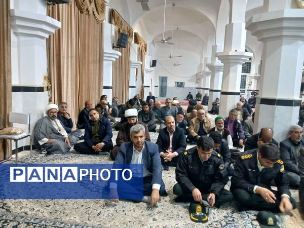 مراسم گرامیداشت شهدای مقاومت و تشیع نمادین پیکر پاک شهید سید حسن نصرالله در خلیل آباد 