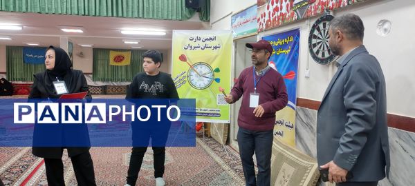 برگزاری مسابقات دارت در مسجد مسلم بن عقیل شهرستان شیروان
