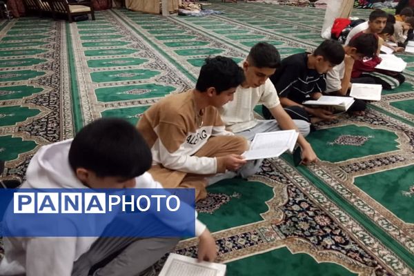 مراسم اعتکاف پسران آسمانی در مسجد علی ابن ابیطالب 