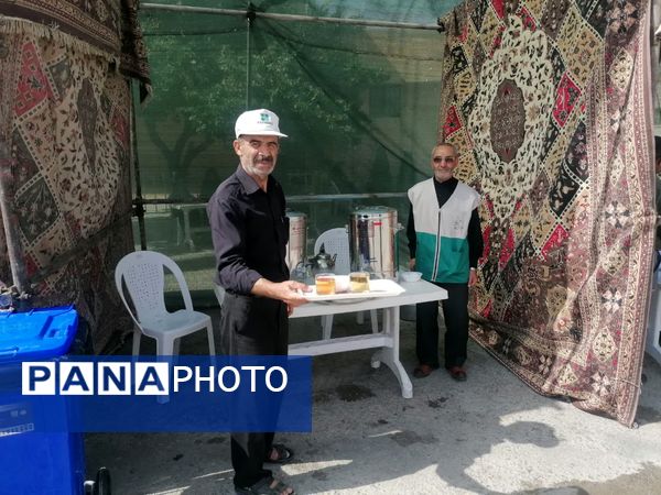 برپایی موکب عاشورایی اربعین حسینی در شیروان