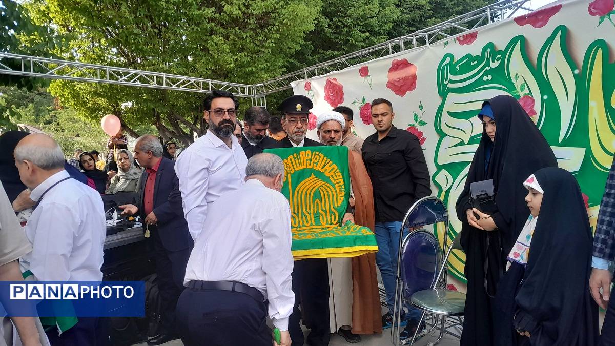 مراسم باشکوه «اجتماع امام رضاییها » با حضور مردم و مسئولان در کرج