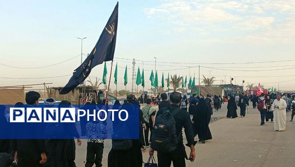  پیاده‌روی اربعین از نجف تا کربلای معلی 