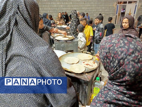 برپایی موکب خودجوش مردمی در مسجد صاحب‌‌‌الزمان لردمنجلی میناب