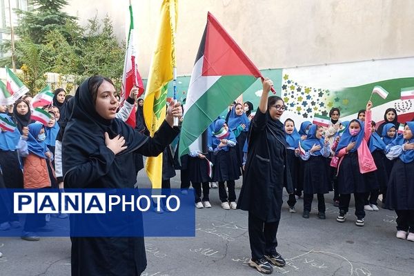 برپایی جشن وعده صادق۲ در مدارس رودهن 