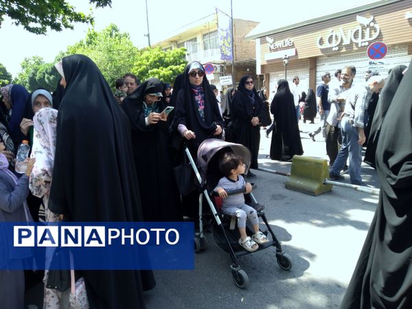 راهپیمایی مردم قزوین در جمعه خشم ونصر 