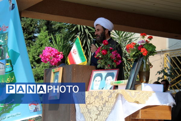 مانور بازگشایی مدارس بندپی شرقی