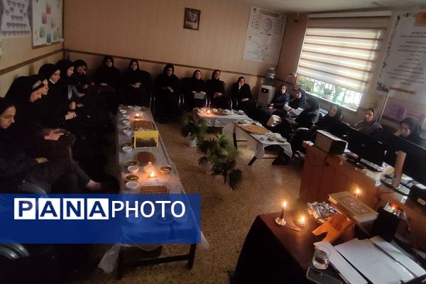 پیوند دل‌های دانش‌آموزان شهرقدس در سوگ حضرت زهرا(س)