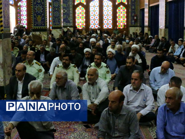 گرامیداشت شهدای هفته دولت در مسجد حظیره یزد