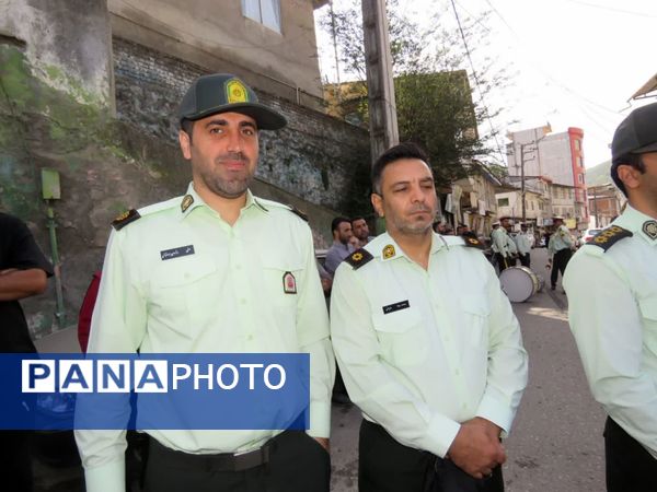 مراسم تشییع پیکر شهید امنیت در سوادکوه