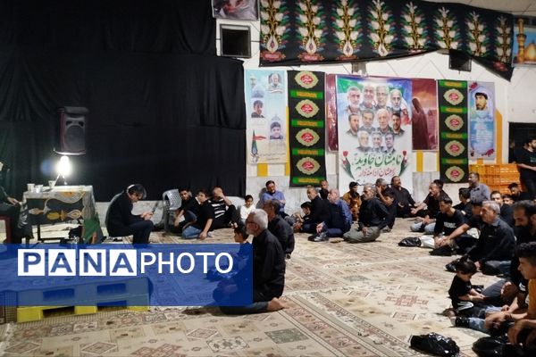 شور حسینی در شب چهارم محرم 1404 در هیات فرهنگیان ناحیه ۳ شیراز 