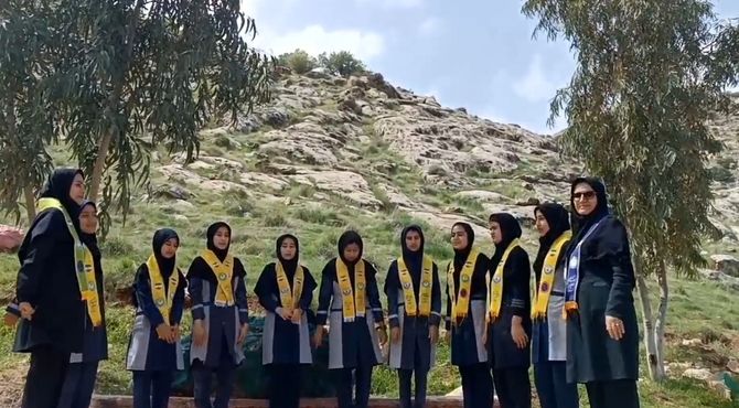 اردوی هیجان‌انگیز دانش‌آموزان کوهنانی در پارک جنگلی