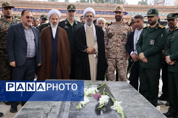 برگزاری آیین غبارروبی مزار شهدا در بجنورد 