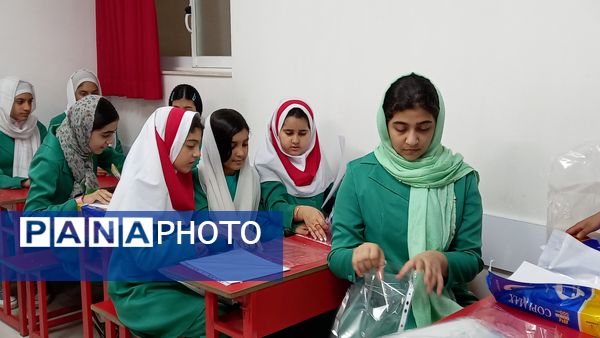 مشارکت مدارس قائمشهر در تهیه بسته‌های آموزشی ویژه دانش‌آموزان کم‌برخوردار 