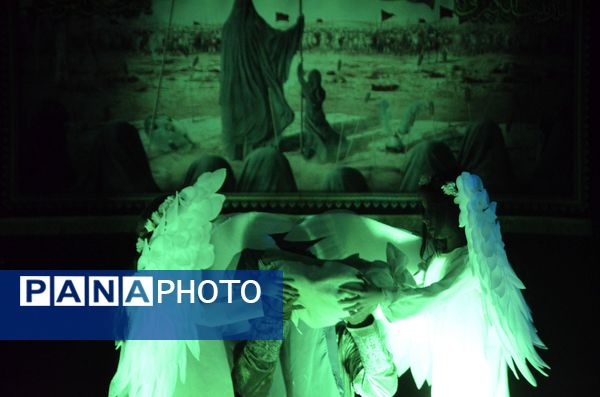 مراسم عزاداری و تعزیه‌خوانی شب ششم دهه ‌محرم در هیئت فرهنگیان  نیشابور