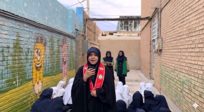 هفته کتاب و افتتاح طرح «مثلستان» در دبستان دخترانه عفت