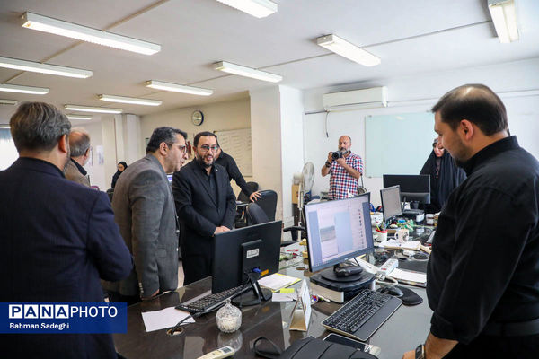 بازدید رییس کانون پرورش فکری کودکان و نوجوانان از پانا به مناسبت روز خبرنگار