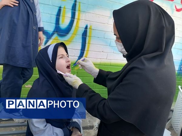 وارنیش فلوراید برای دانش آموزان دبستان ناهید نخودی 