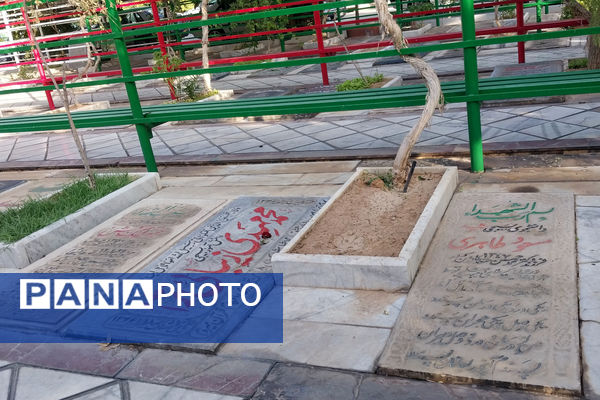 غبار روبی گلزار شهدا شیراز