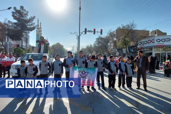 راهپیمایی روز ۱۳ آبان در شهرستان سملقان